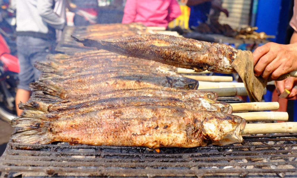 moc chau white mustard flower season